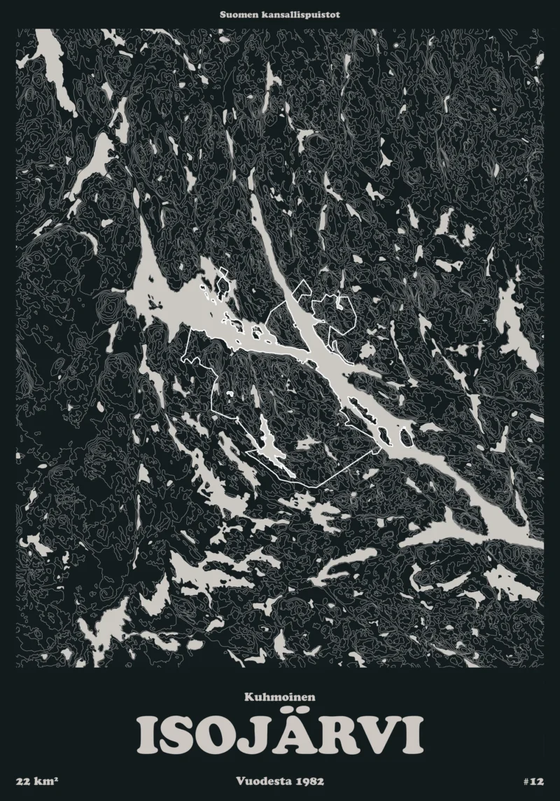 Isojärven kansallispuisto -juliste