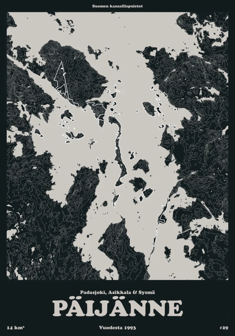 Päijänteen kansallispuisto -juliste