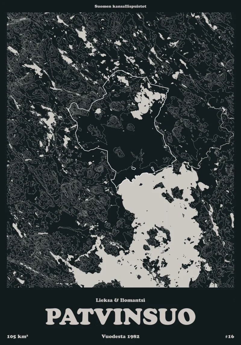 Patvinsuon kansallispuisto -juliste
