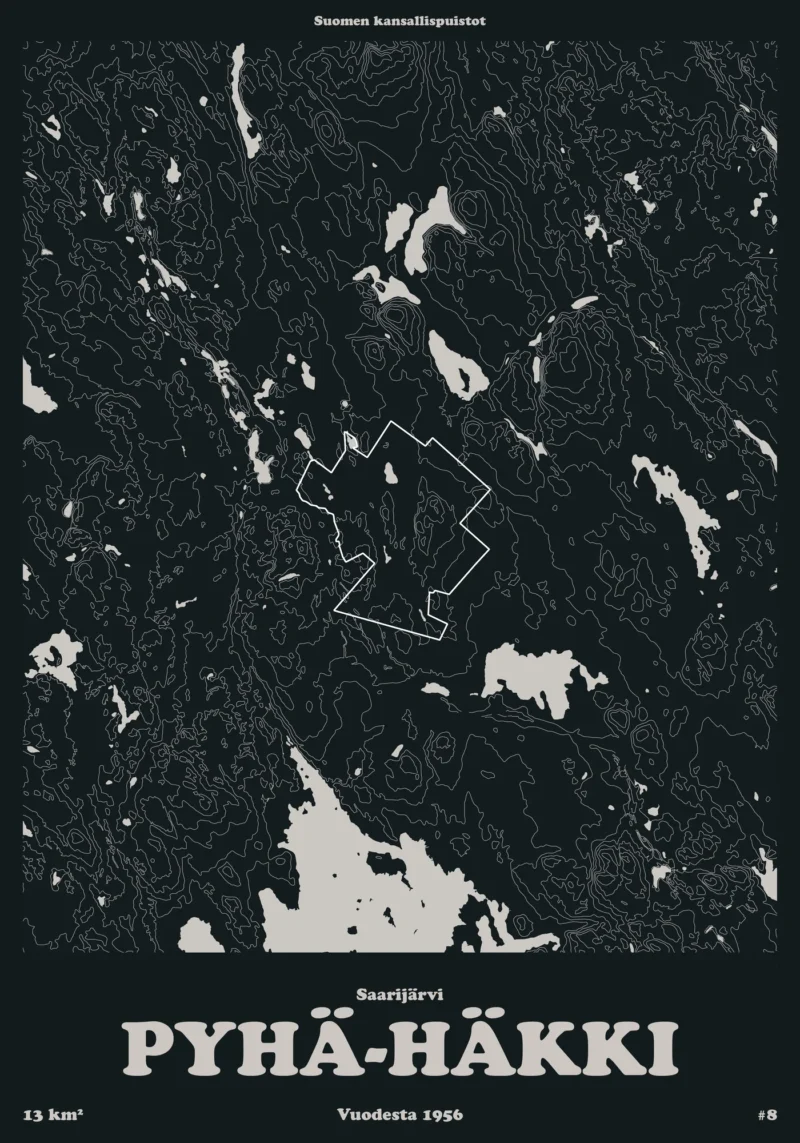 Pyhä-Häkin kansallispuisto -juliste