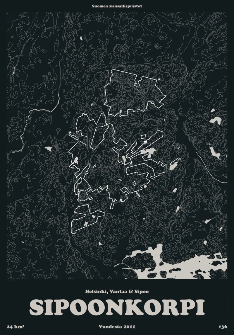 Sipoonkorven kansallispuisto -juliste